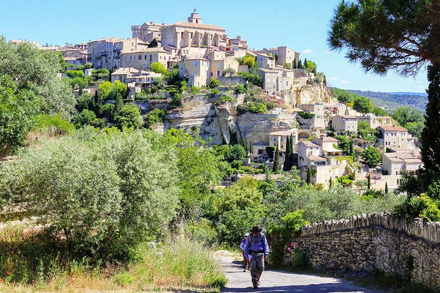 French countryside and village